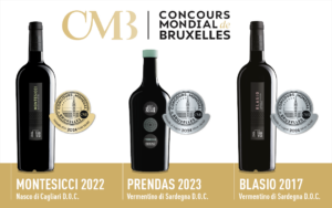 Montesicci 2022, Prendas 2023 e Blasio 2017 premiati al Concours Mondial de Bruxelles
