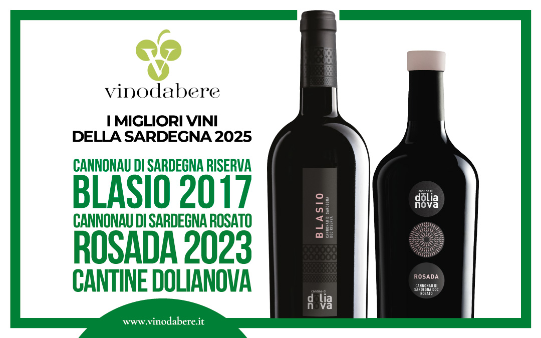 Rosada 2023 e Blasio 2017 tra i Migliori Vini della Sardegna 2025